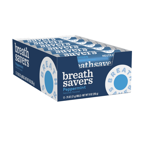 Breath Savers Breath Mints, Peppermint, 0.75 oz (Pack of 24) Walmart