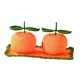 thumbnail image 5 of Adorno Para Salpicadero De Coche, Naranjas Tejidas A Mano, Feng Shui, Para Dormitorio, Multiusos Macarena Naranja simulada, 5 of 8