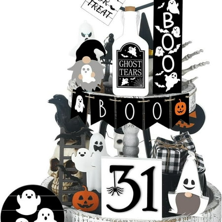 

Party Tray 9 Piece Set Ghostly For Trick Or Night