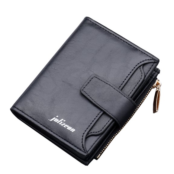 Stylago Slim Wallet for Women Leather RFID Blocking Bifold Credit Card Holder with ID Window Ladies Shopping Purses Black