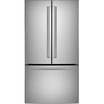 Haier Qne27j 36" Wide 27.0 Cu. Ft. Energy Star Rated French Door Refrigerator - Stainless