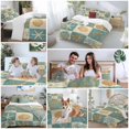 thumbnail image 6 of Vintage Coastal Bedding 3 Piece Duvet Cover Set Full Size, Summer Beach Sea Turtle Shell Starfish Soft Microfiber Comforter Cover with Zipper Closure & Pillowcases, FadeResistant Quilt Cover, 6 of 9