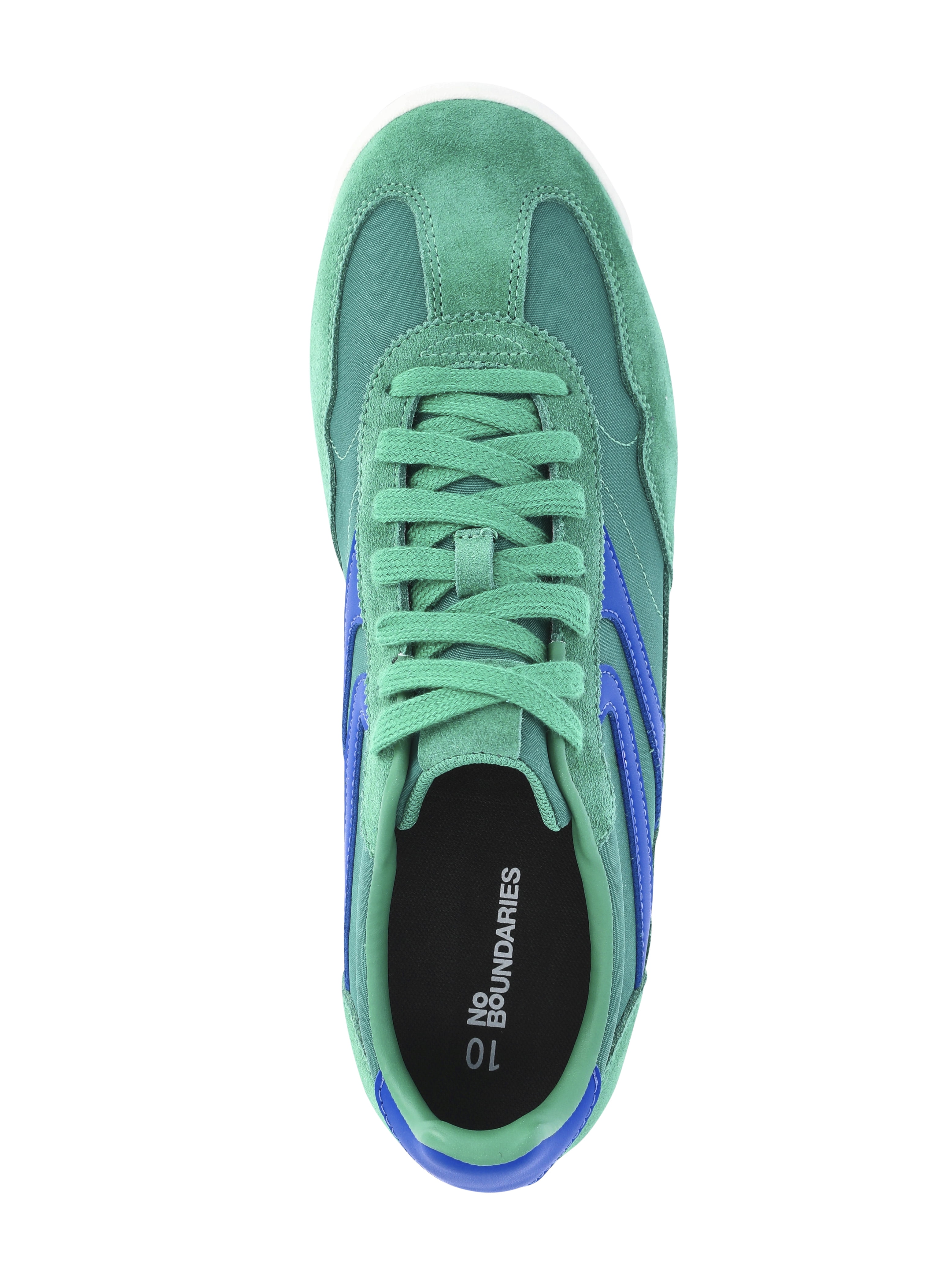 No Boundaries Men's Suede Slim Sneakers