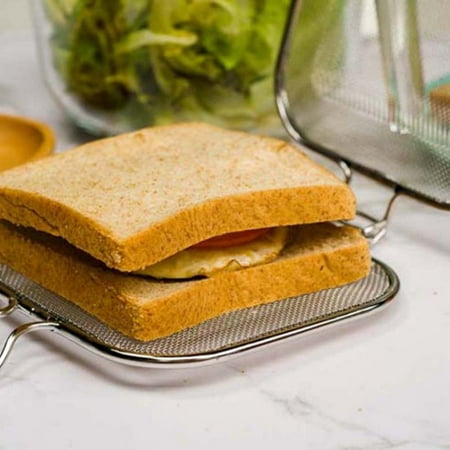 

Stainless Steel Sandwich Maker Baking Mold Bread Toaster Breakfast Machine Bread Cake Tool