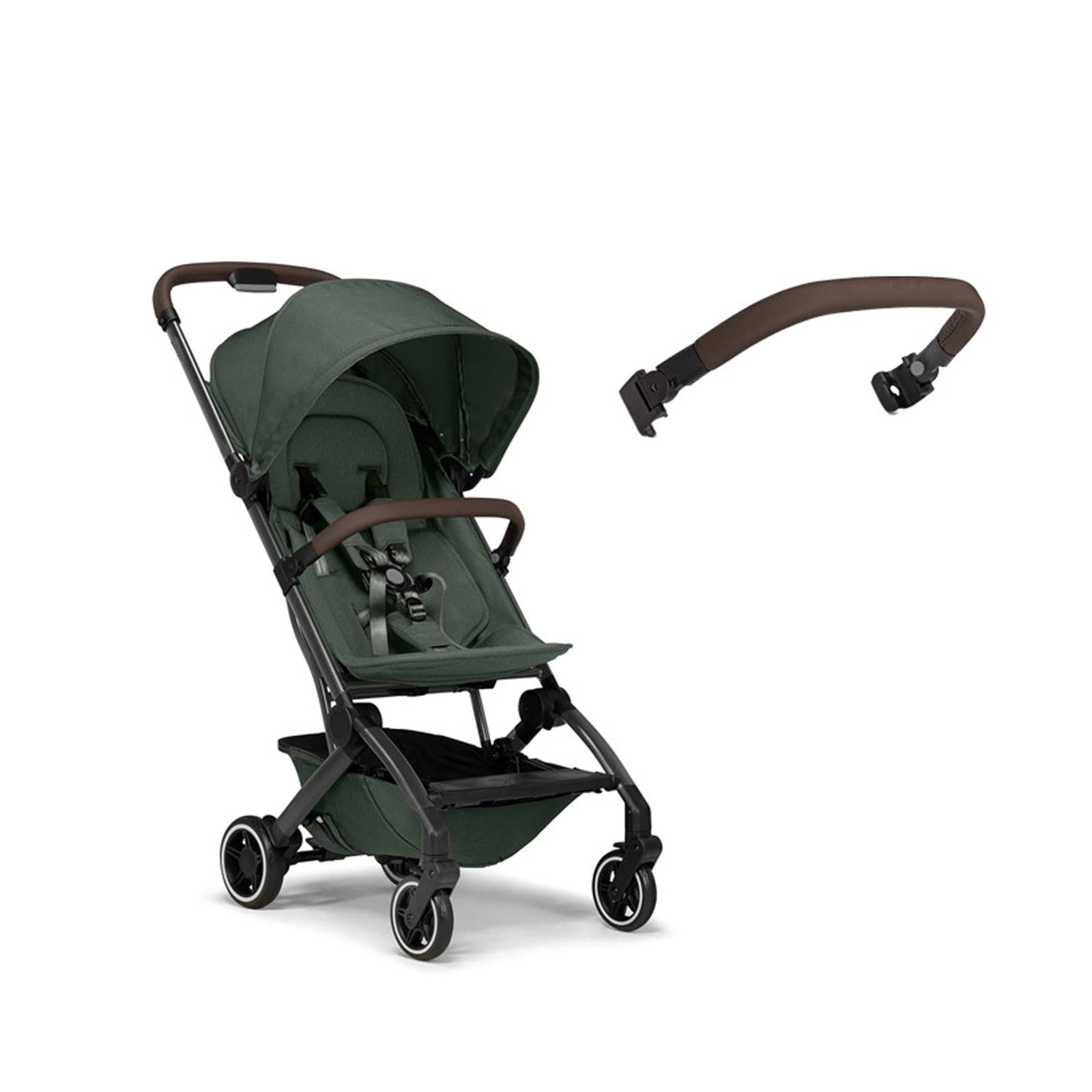 Infant Carriage Handlebar Comfortable Grip Strollers Attachment Slip Resistant Design Easy Care for AER+