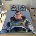 thumbnail image 1 of Buzz Lightyear 2 Themed Bed Sheet Set Three Piece Set 53x79 Inches Comfortable And Skin Friendly Unique Design Creating A Star Studded Night, 1 of 6