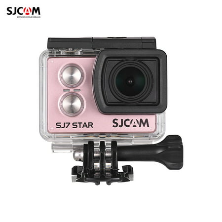 SJCAM SJ7 STAR 4K/30FPS WiFi Action Camera with 2 Inch Touch Screen Wireless Remote Control Sport Cam Support Gyro Stabilization Waterproof Underwater Camera Rose