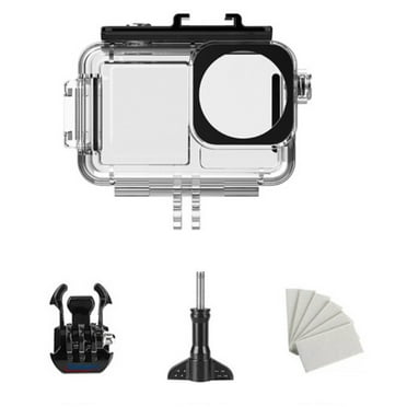 40m Waterproof, Expandable DJI Osmo Action3 Case with SS Buttons, Lightproof and Easy to Use