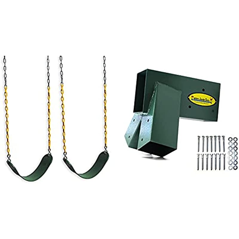 "Eastern Jungle Gym 2 Outdoor Swing Seats for Playset Replacement