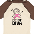 thumbnail image 4 of Inktastic Future Diva Baby Girl Singer Girls Long Sleeve Baby Bodysuit, 4 of 5