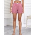 thumbnail image 2 of Pantalones de pijama Viakeo para mujer, calzoncillos tipo bóxer de algodón a cuadros, x2, 2 of 7