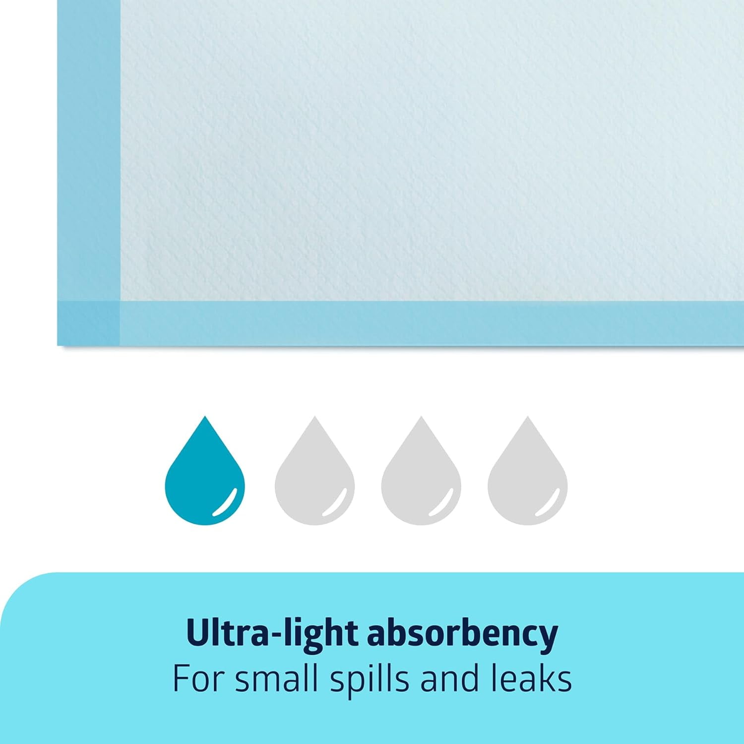 Disposable Chucks Pads, 23 x 36 inches (Pack of 150), Ultra-Light Absorbency Pee Pads for Surface Protection, Disposable Diaper Changing Pads for Baby, Puppy Pads for Dog Potty Training