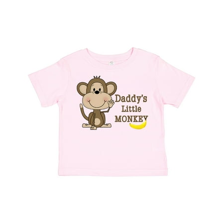 

Inktastic Daddy s Little Monkey Gift Toddler Boy or Toddler Girl T-Shirt