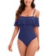 thumbnail image 5 of Gibobby Trajes de Baño Mujer Completos Traje de baño de mujer Frente sobre trajes de baño Trajes de baño huecos Monokinis(Marina,XL), 5 of 5