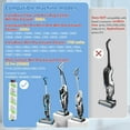 thumbnail image 2 of Aerqvix Replacements Compatible with Bissell CrossWave, 3 Multi-Surface Brush Roll 1868 + 3 Vacuum Filter 1866 Vacuum Filter, Compare to Part 1608683, 160-8683, 1608684, 2 of 16