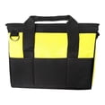 thumbnail image 2 of Bolso de hombro para herramientas de tela Oxford, organizador de herramientas, cremallera suave, forro impermeable versátil para hombres, amarillo y, 2 of 8