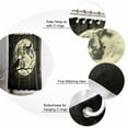 thumbnail image 6 of Halloween Shower Curtain Set ，Waterproof Fabric Shower Curtains Crow Moon Shower Curtains for Bathroom,Bathroom Decor 72"x72", 6 of 6