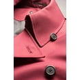 thumbnail image 5 of Mens Napoleon Style Flare Designer Red Wine Genuine Wool Coat SouthBeachLeather 2X-Large, 5 of 6