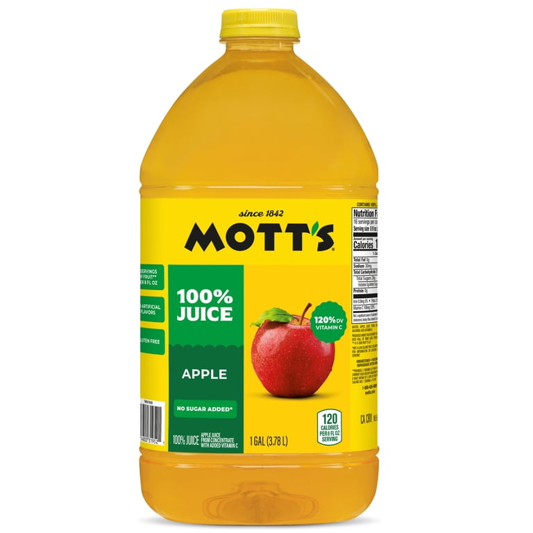 Mott's 100% Apple Juice, 128 fl oz Bottle photo 8