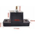 thumbnail image 2 of Hongchun Air Conditioning Shock Pad, Air Conditioner Rubber Anti-Slip Bracket, Anti-vibration Bracket, Shockproof Foot for Outdoor Air Conditioner(4 Pcs/Set), 2 of 5