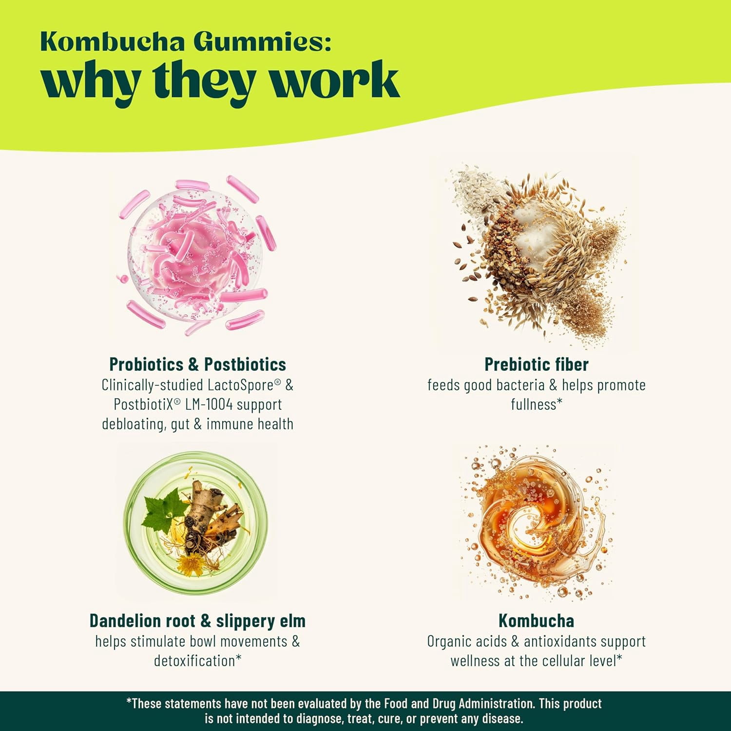 BoochBod Probiotic Kombucha Gummies