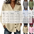 thumbnail image 3 of NominalSnug Button down Shirts for Women Long Sleeve Shirts Collared Dressy Casual Blouses Loose Fit Fall Tops, 3 of 8