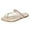 Gold, variant on Anuirheih Slip on Sandals Women,Women's Flat Shoes Ladies Beach Sandals Summer Non-Slip Causal Slippers(Gold)