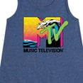 thumbnail image 3 of MTV Logo - Ocean Wave - Toddler and Youth Girls A-line Dress, 3 of 5