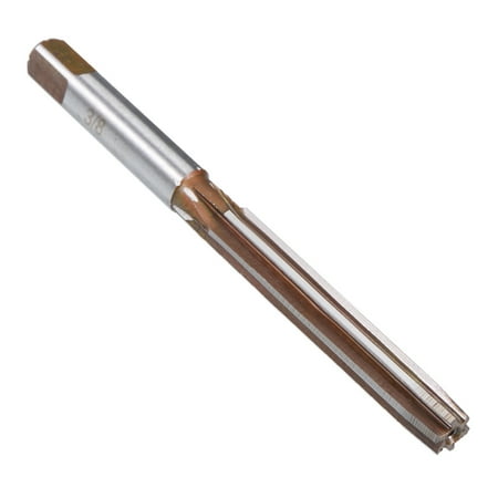 

Uxcell 3/8 HSS H7 Precision 6 Straight Flutes Milling Cutter Hand Reamer Uncoated