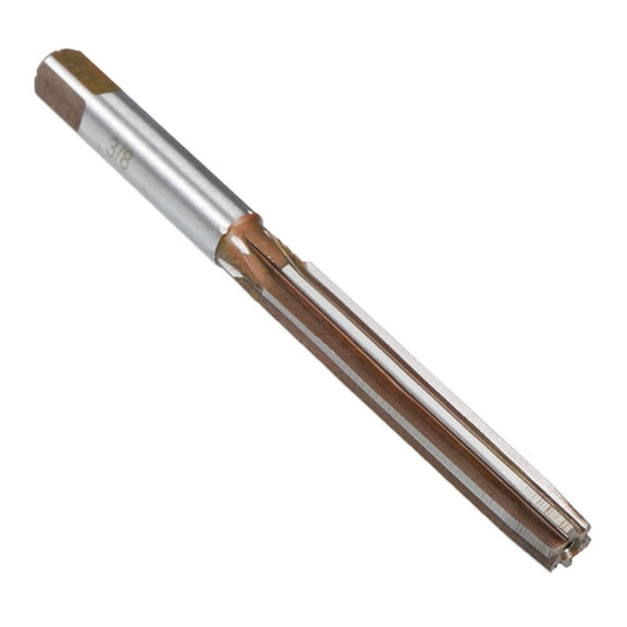 Uxcell 3/8" HSS H7 Precision 6 Straight Flutes Milling Cutter Hand Reamer Uncoated