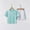 Mint Green, variant on ITSAME Boys Girls Athletic Outfit 2-Piece, Crewneck Shirt and Shorts Quick-Dry Kids Performance Sport Clothes Pink 12-13T