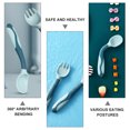 thumbnail image 3 of 2 Sets Baby Training Utensils Flexible Spoons and Forks Self Feeding Cutlery, 3 of 9