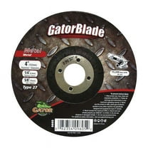 Gator Metal Grinding Wheel 9605 - Heavy-Duty, 4 in for Angle Grinders - 1 Piece, 4 x 0.25 in