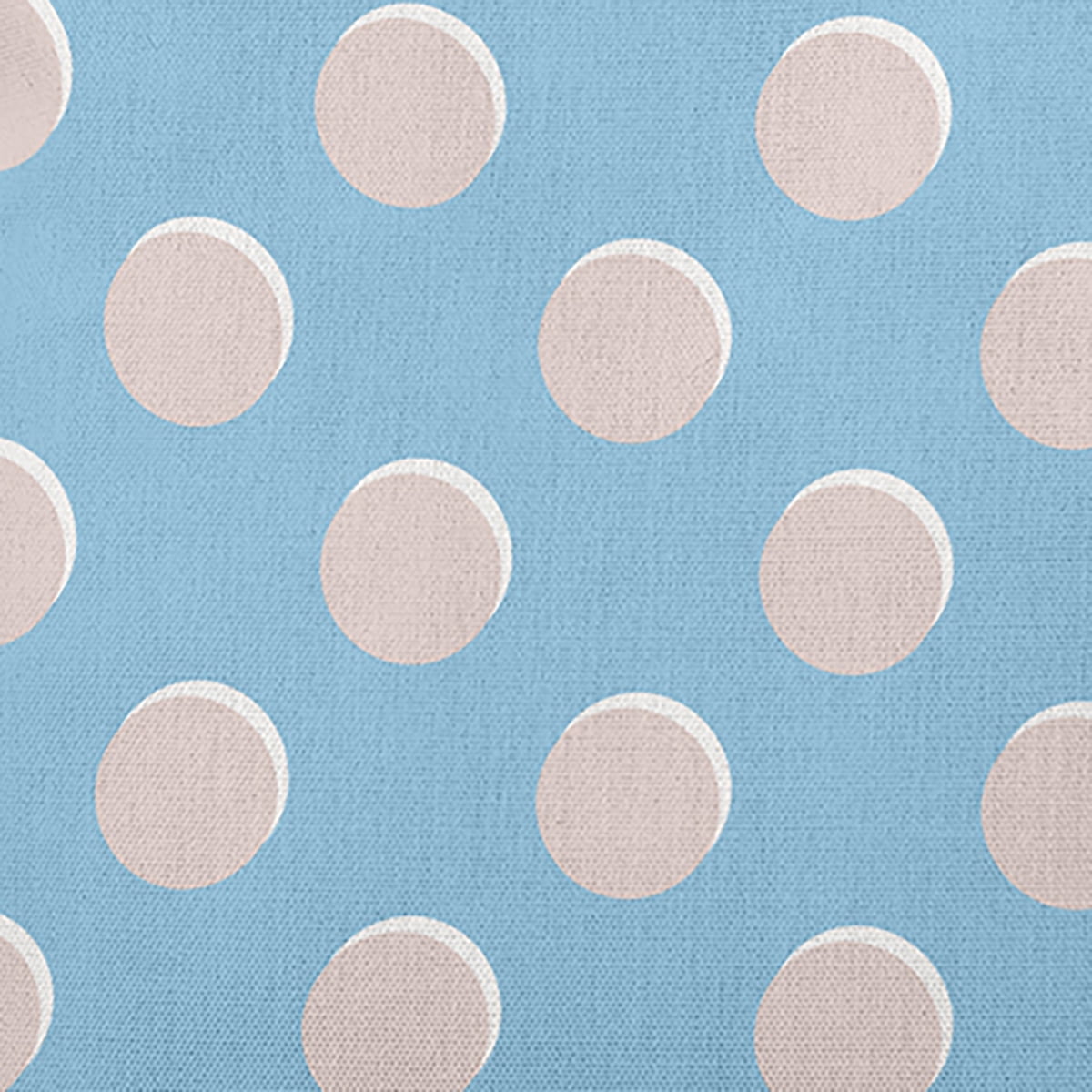 16" x 16" Simply Daisy Polka Dots Polyester Indoor/Outdoor Pillow, Carolina Blue Qty 1