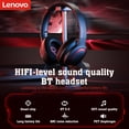 thumbnail image 2 of Auriculares bluetooth Lenovo Thinkplus TH40, de sonido de nivel HIFI, auriculares Bluetooth, escuchar la posición del sonido | Potente duración de la batería. Chip inteligente, BT 5.0, Lenovo Auriculares, 2 of 6