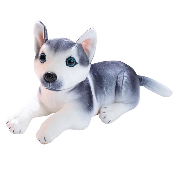 Realistic Husky Plush Toys,-soft Stuffed Animal Dogs, Lifelike Stuffed Puppy Doll Companions