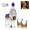 #B, variant on Whiskey Decanter Crown Royal 350ml, 3D Lion Embossed Glass Liquor Bottle for Bar