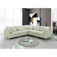 thumbnail image 3 of Meridian Furniture Julia Cream Velvet Modular Sectional, 3 of 5