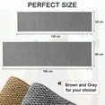 thumbnail image 3 of Artnice 3x5 Washable Area Rugs for Living Room, Faux Jute Rug Farmhouse Washable Rug, Non Slip Floor Carpet Mats for Kitchen, Entryway, Home Décor, Gray, 3 of 7