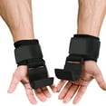 thumbnail image 3 of Weight Lifting Hooks , Hand Grip Support Wrist Straps , Deadlift, Powerlifting, 3 of 5