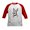 Red/White, variant on CafePress - Pocket Schnauzer Kids Baseball Jersey - Kids Cotton Baseball Jersey, 3/4 Sleeve Shirt