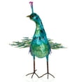 thumbnail image 4 of Alpine Corporation Jumbo Size Blue Majestic Tail Down Peacock Décor, 4 of 12