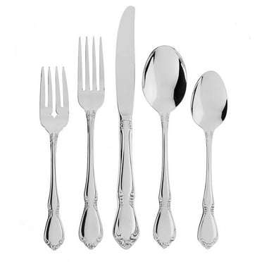 Oneida Chateau 5-Piece Mirror 18/10 Stainless Steel Flatware Set