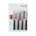 thumbnail image 6 of Kitchenaid Classic 4-piece Black with Endcap Micro Serrated Steak Knife Set, Black, 6 of 10