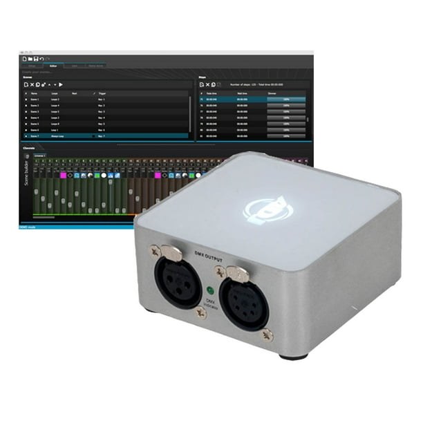 American DJ Powerful DMX Lighting Control Software App for PC & Mac MYDMX2.0