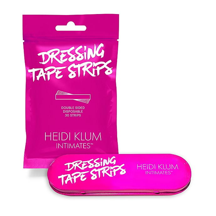 Heidi Klum Womens Dressing Tape Strips Clear 