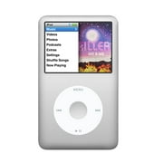 Angle View: Apple 7th Generation 160GB Silver Classic - Good Condiiton!