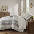 thumbnail image 2 of Bed In A Bag, 3PCS King/Cal King Comforter 3 PCS Set, Grey Cotton Bedding Set,Cotton Bed Sheet Set, Household Supplies & Décor Bedding Bedding Sets, 2 of 20