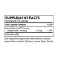 thumbnail image 2 of Suplemento de hierro THORNE Bisglicinato de hierro 25 mg 60 cápsulas, 2 of 5