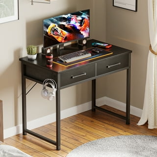 Sweetcrispy Small Computer Desk Small Office Desk 31 inch Writing Desk Home Office Desks Small Space Desk Study Table Modern Simple Style Work Table W